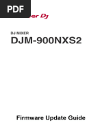 DJM-900NXS2 Firmware Update Guide e v100