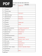 REVISION FOR THE FIRST TERM TEST 24-25