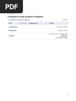 Compliance Gap Analysis Template Sample Report (1)