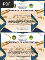 Copy of Gold and Blue Modern Elegant Certificate of Recognition