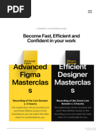 Advanced Figma & Efficient Designer masterclasses - Alexunder Hess - UX Design e