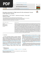 4 - Khan, S., Naushad, M., Govarthanan, M., Iqbal, J., & Alfadul, S. M. (2022). Emerging contaminants of high concern for the environment Current trends and future research.