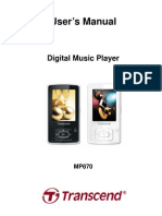 Transend Music Player Manual