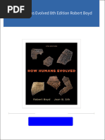 Full download How Humans Evolved 8th Edition Robert Boyd pdf docx