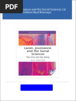 Get Lacan Jouissance and the Social Sciences 1st Edition Raul Moncayo free all chapters