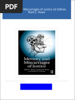 Memory and Miscarriages of Justice 1st Edition Mark L. Howe 2024 scribd download