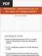 Pperinatal Transmission of Hiv