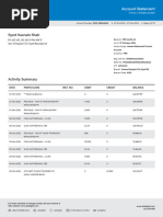 Account Statement