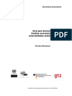 Análisis Económico de EXTERNALIDADES AMBIENTALES