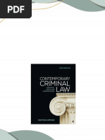 Full Download Contemporary Criminal Law Concepts Cases and Controversies 5th Edition Matthew Lippman PDF DOCX