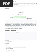 Arrays