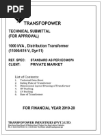 1000kVA Technical Submittal IEC76