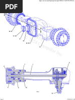 CAT 735 axle