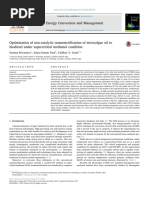 Optimization of Non-Catalytic Transesterification of Microalgae Oil to Biodiesel Under Supercritical Methanol Condition