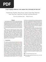 6. Large Language Models for Code Analysis - Do LLMs Really Do Their Job