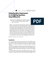 Estimating Water Requirements For Firefighting Operations Using FIERAsystem