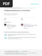 Polyhydroxyalkanoates an Overview