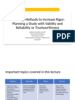 Posted Validity, Reliability, Trustworthiness 2024