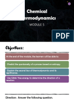 7. Chemical Thermodynamics