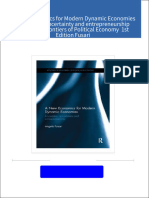 Full Download A New Economics for Modern Dynamic Economies Innovation uncertainty and entrepreneurship Routledge Frontiers of Political Economy  1st Edition Fusari PDF DOCX