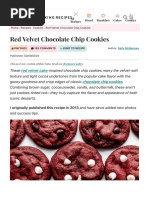 Red Velvet Chocolate Chip Cookies - Sally's Baking Addiction