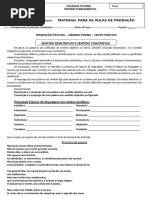 Atividade Cotidiana Redação Texto Poético 9º Ano Nov Dez Prof Edcarlos de Oliveira