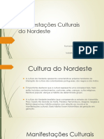 Manifestações Culturais do Nordeste