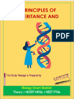 PRINCIPLES OF INHERITANCE AND VARIATION