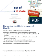 Lec # 1 Concept of Health & Disease