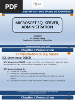 Chapitre 1 Presentation de SQL Server