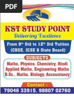 Class 10_KST STUDY POINT_KV SANGATHAN, LUCKNOW REGION, Pre Board 1