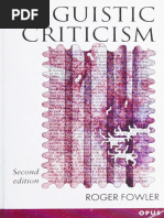 Linguistic Criticism -- Fowler, Roger, 1938-1999 -- 1996 -- Oxford ; New York_ Oxford University Press -- 9780192892614 -- De26307590bc18aedf05fc8a39f3b4a5 -- Anna’s Archive