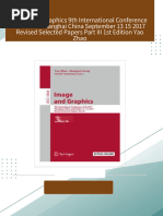 Where can buy Image and Graphics 9th International Conference ICIG 2017 Shanghai China September 13 15 2017 Revised Selected Papers Part III 1st Edition Yao Zhao ebook with cheap price