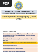 Development Geography (GeES 3011)-NEW