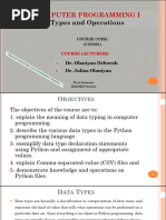 Module4 - Types and Operations