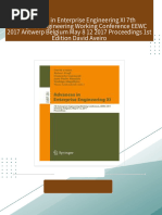 [Ebooks PDF] download Advances in Enterprise Engineering XI 7th Enterprise Engineering Working Conference EEWC 2017 Antwerp Belgium May 8 12 2017 Proceedings 1st Edition David Aveiro full chapters