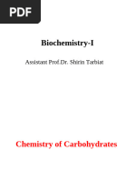 Chemistry of Carbohydrates