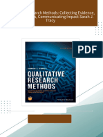 Download full Qualitative Research Methods: Collecting Evidence, Crafting Analysis, Communicating Impact Sarah J. Tracy ebook all chapters