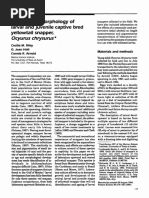 Riley, 1995 Growth and Morphology of Larval and Juvenile Captive Bred