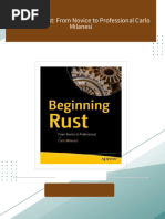 Download Full Beginning Rust: From Novice to Professional Carlo Milanesi PDF All Chapters