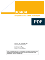 BC404_ES_Col18 - Programación ABAP en Eclipse