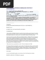 Ley de Propiedad Inmobiliaria Por Pisos y Apartamentos - CSJ