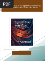 Systematic Design of Analog CMOS Circuits Using Pre Computed Lookup Tables Paul Jespers download pdf