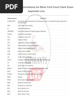 Computer Abbreviations for bihar civil court Exams