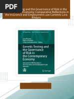 Instant Download Genetic Testing and the Governance of Risk in the Contemporary Economy: Comparative Reflections in the Insurance and Employment Law Contexts Lara Khoury PDF All Chapters