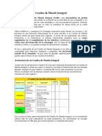 1.3 (a) Cuadro de Mando Integral