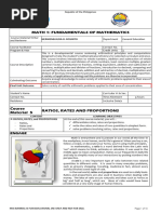 Math 1 - RATIO, RATES, & PROPORTION