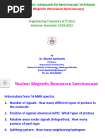 CY1161 Engg Chemistry NMR Spectroscopy-DK