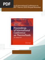 Download Proceedings of International Conference on Thermofluids KIIT Thermo 2020 Shripad Revankar ebook All Chapters PDF