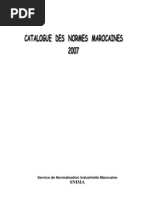 Catalogue Normes Mmarocaine 2007